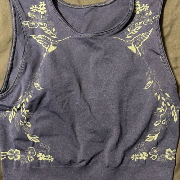 Lucas Hugh Women's 2 piece Navy leggings and top- Humming bird- M - Picture 1 of 4